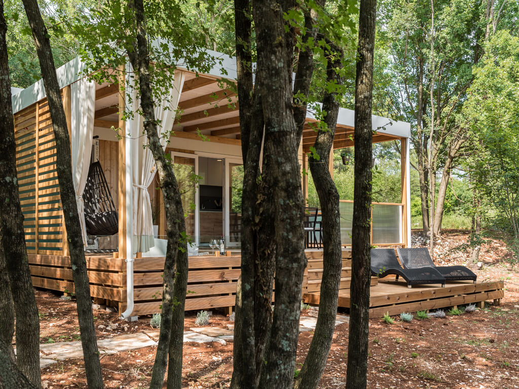 Mobile homes Klen exterior forest